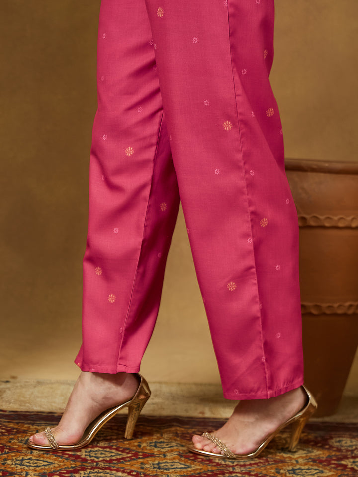 Black-Cotton-Blend-Floral-Printed-3-Piece-Anarkali-Set