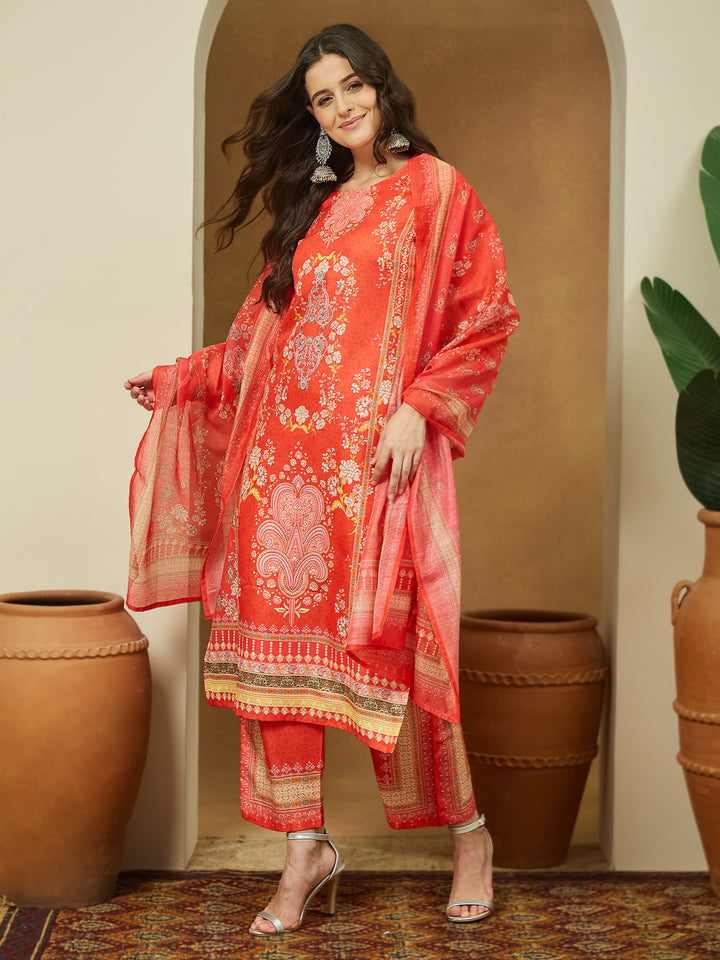 Orange-Cotton-Blend-Ethnic-Motifs-3-Piece-Anarkali-Set