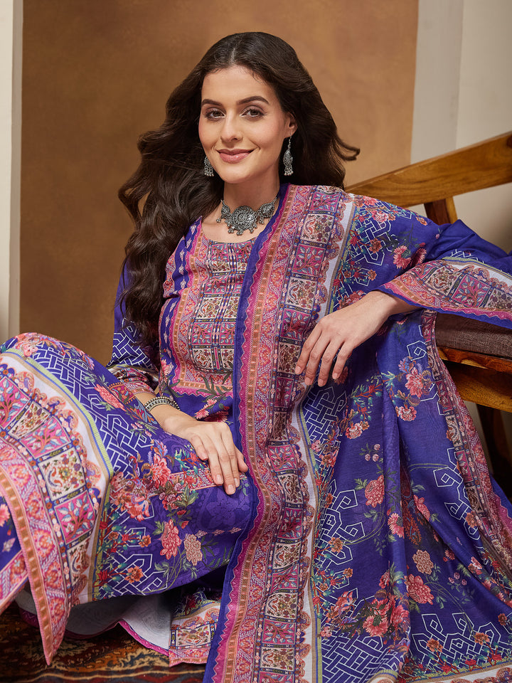 Purple-Cotton-Blend-Straight-3-Piece-Anarkali-Set