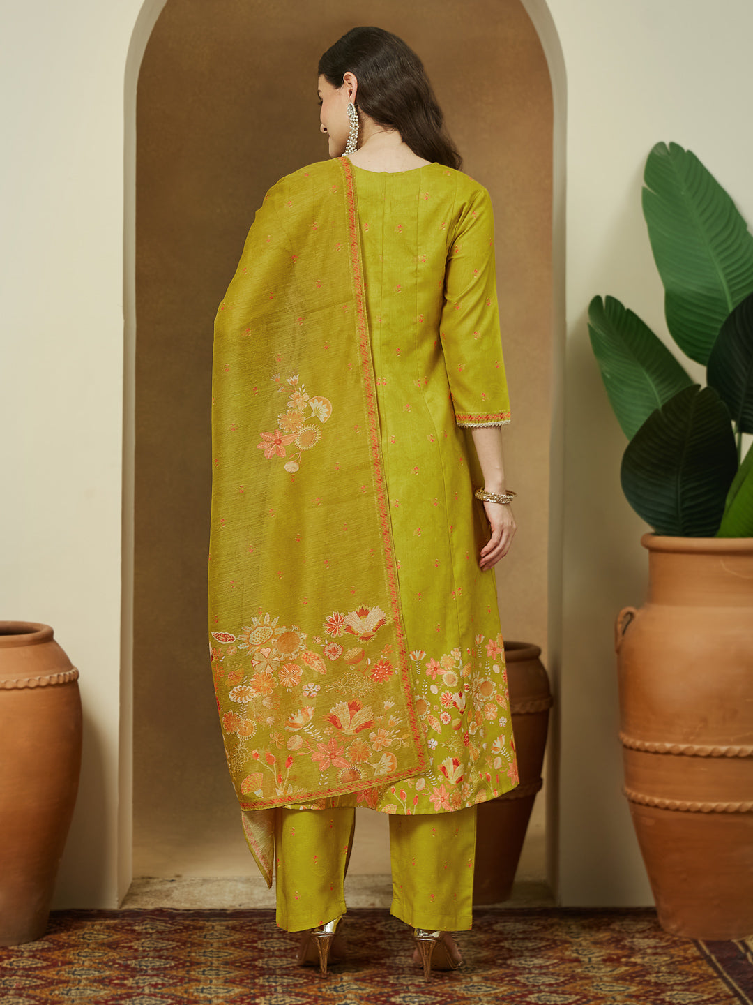 Yellow 3-Piece Kurta Set