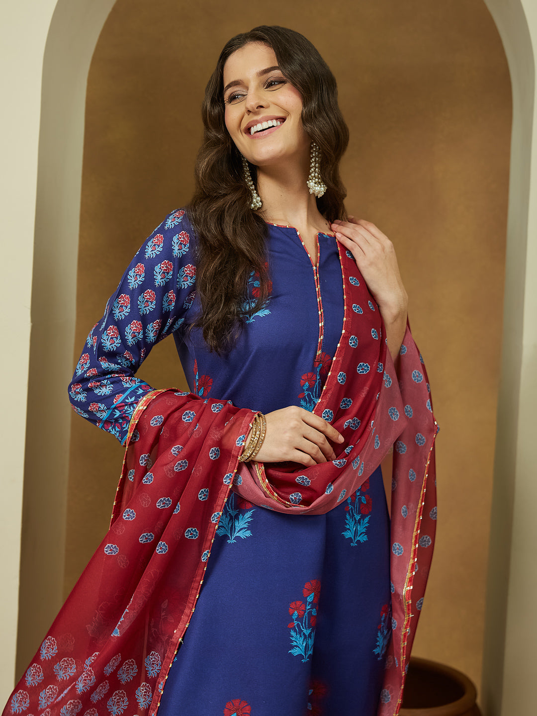 Purple 3-Piece Kurta Set