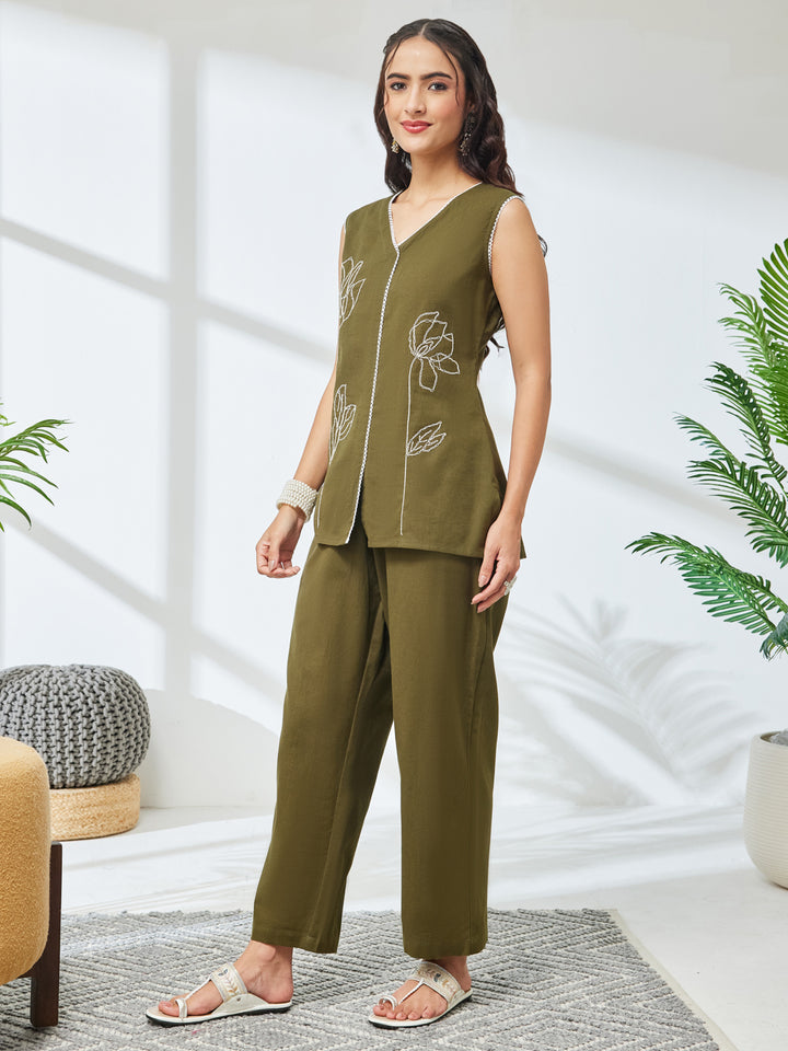 Green Co-Ord Set