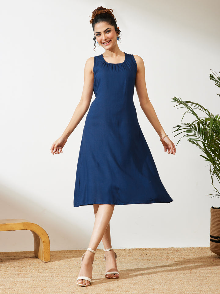 Blue Midi Dress
