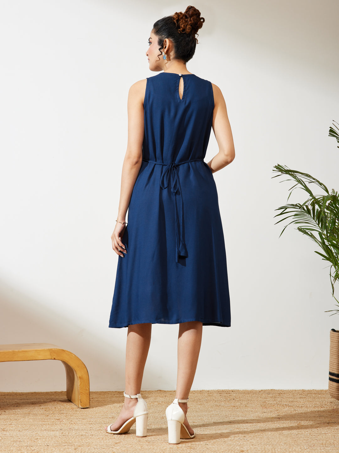 Blue Midi Dress