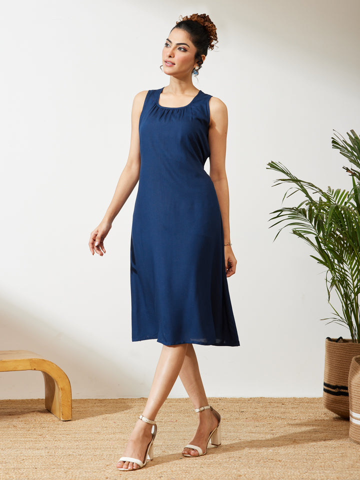 Blue Midi Dress