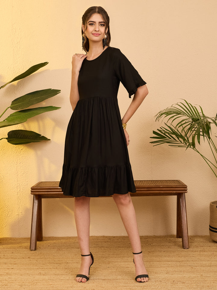 Black Midi Dress