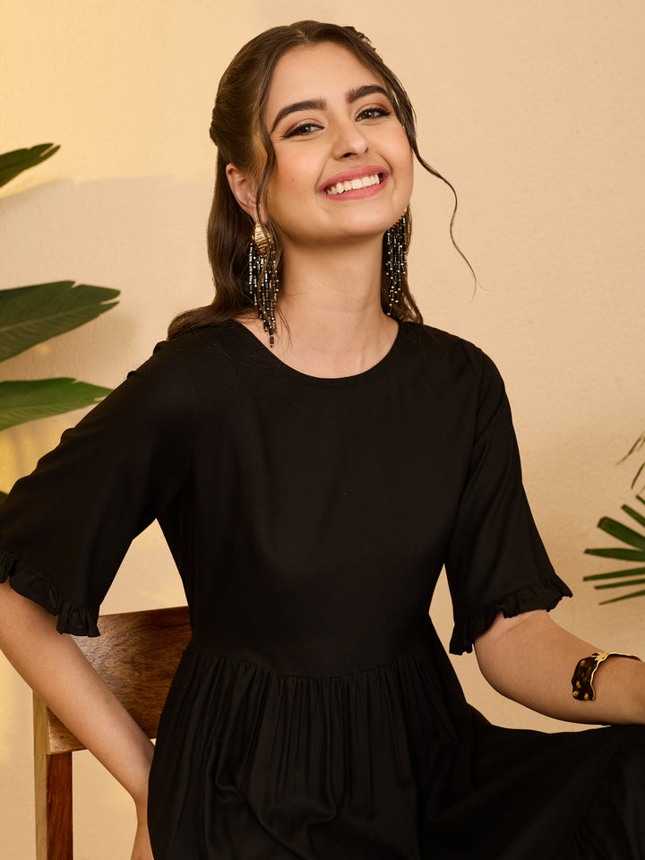 Black Midi Dress