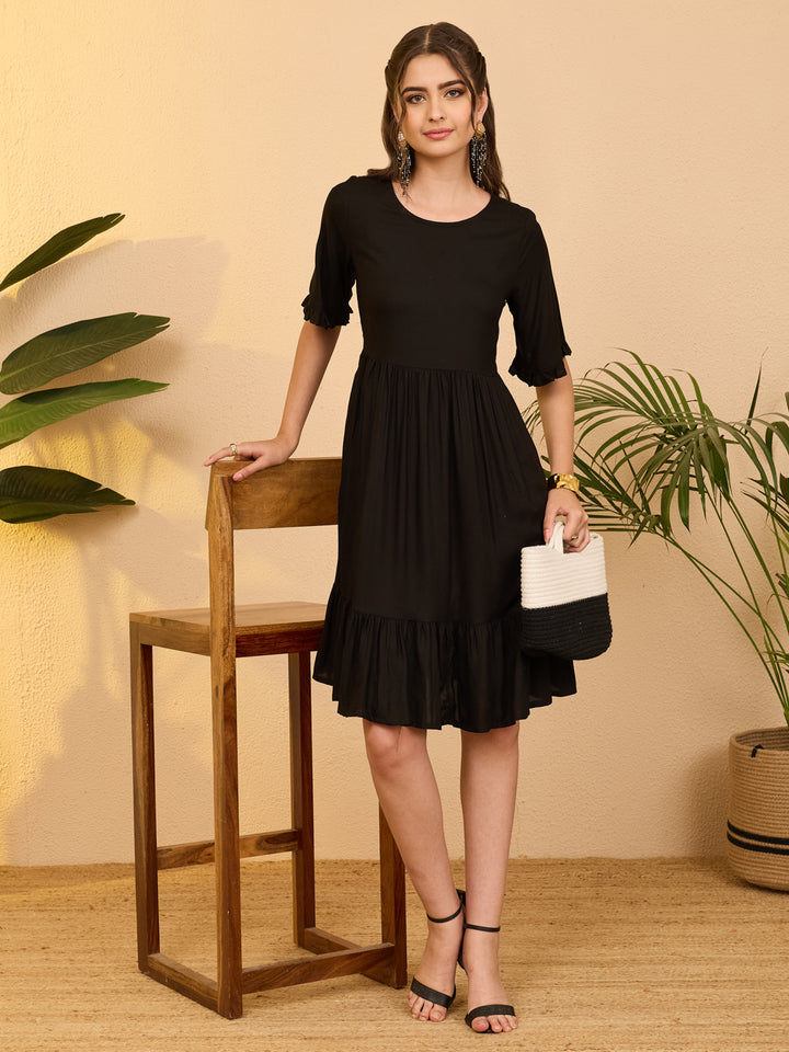 Black Midi Dress