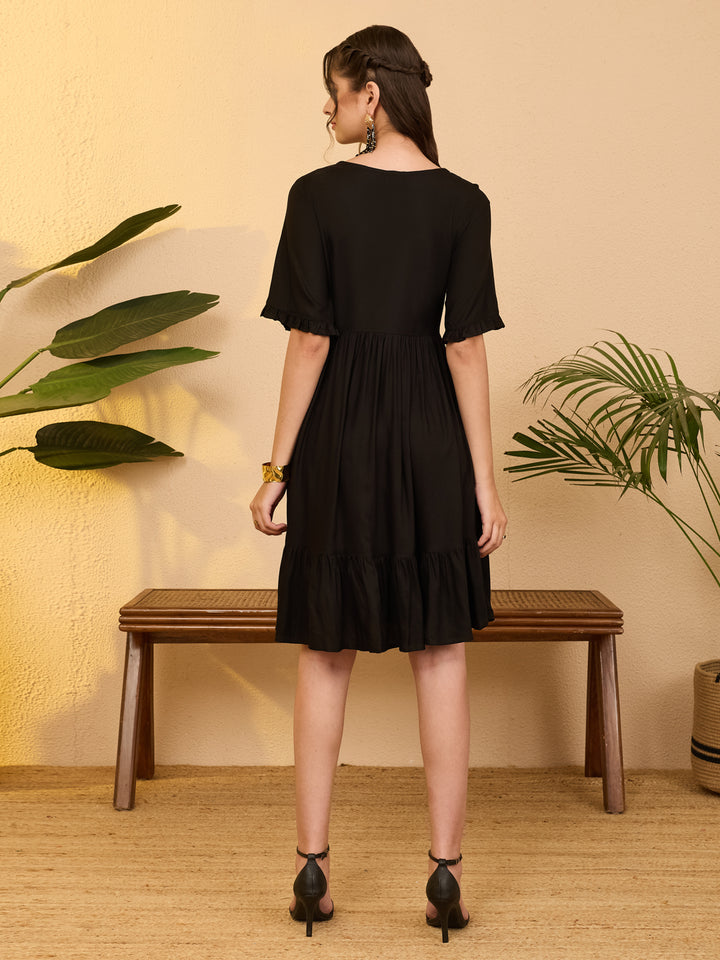 Black Midi Dress