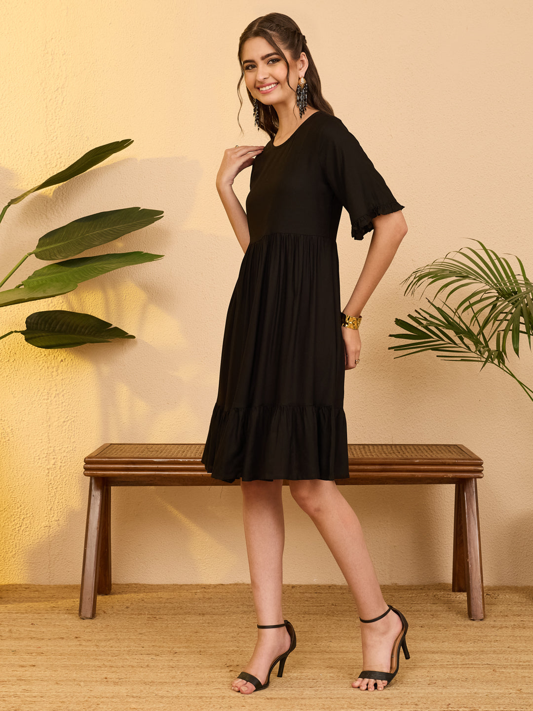Black Midi Dress