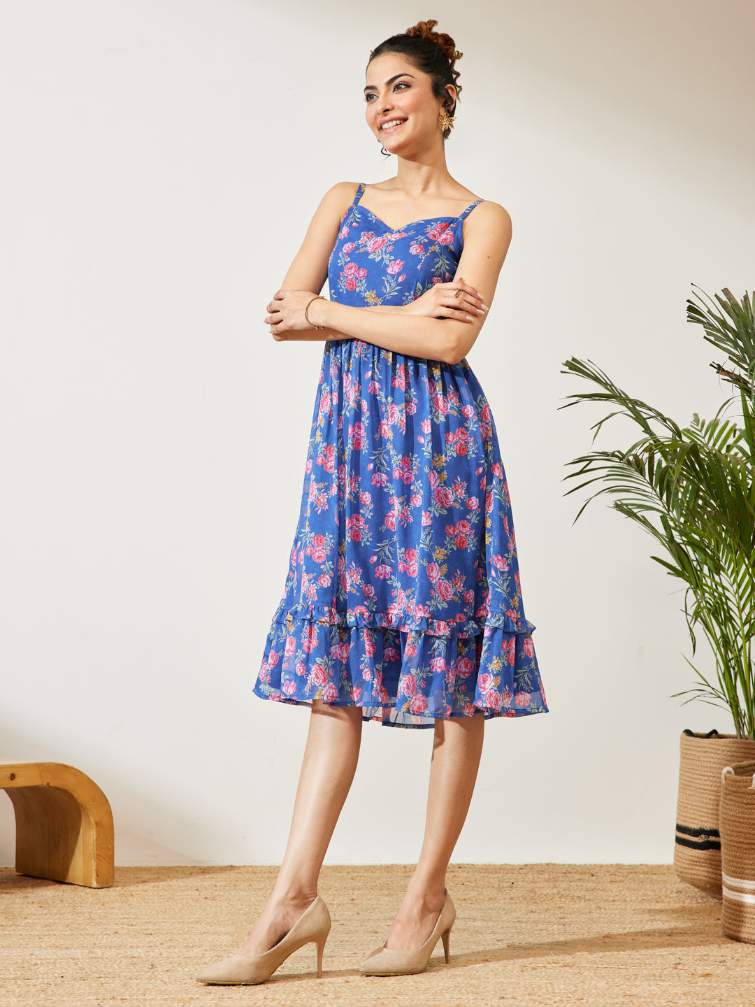 Blue Midi Dress