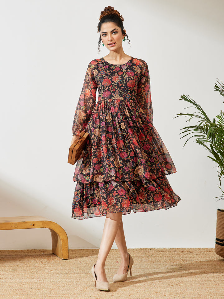 Black Midi Dress