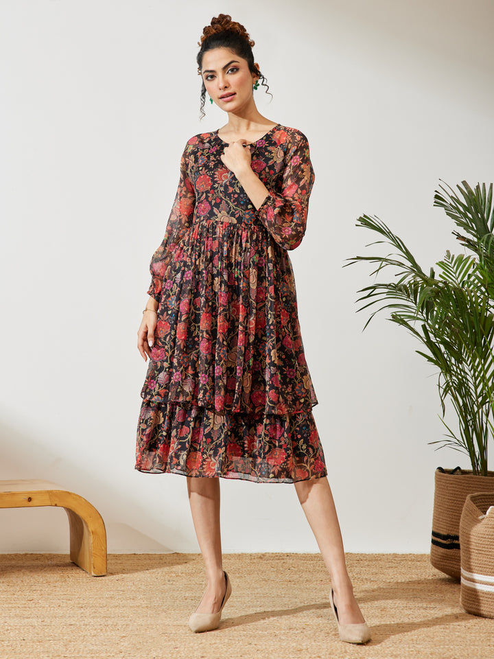 Black Midi Dress