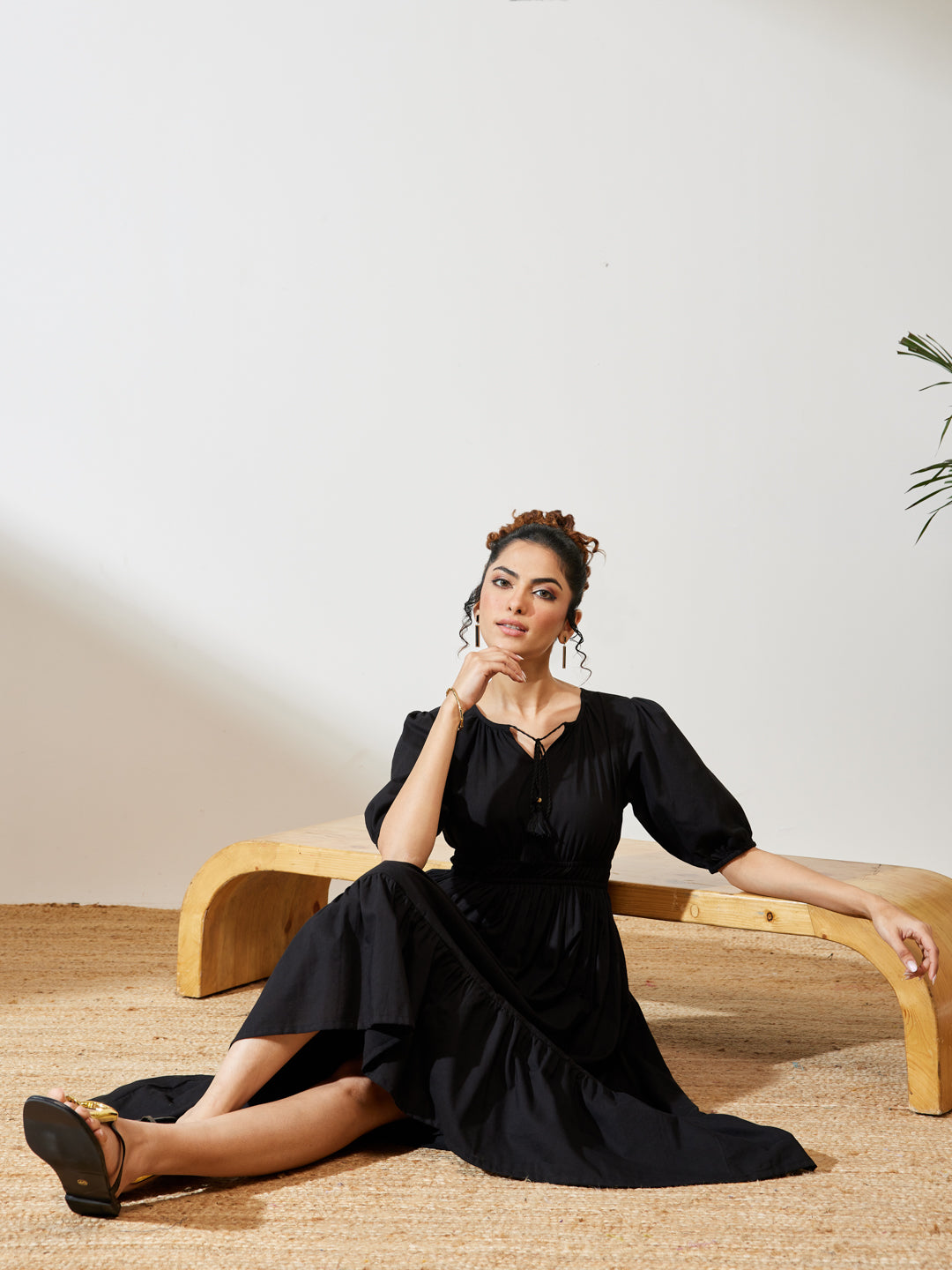 Black Midi Dress