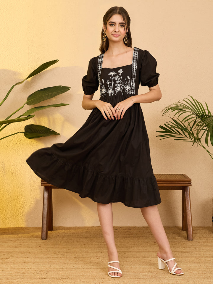 Black Midi Dress