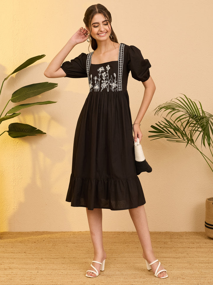 Black Midi Dress