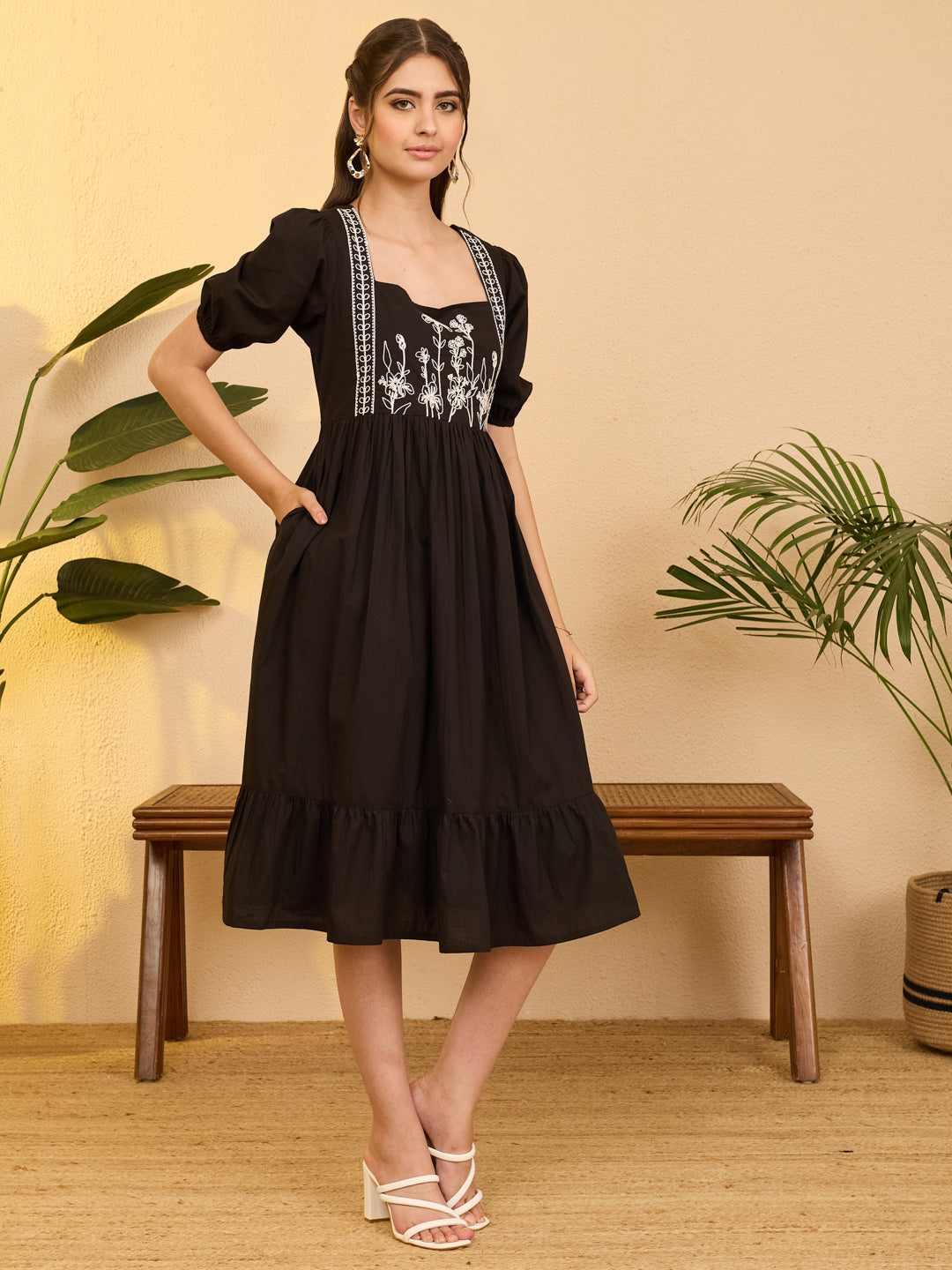 Black Midi Dress