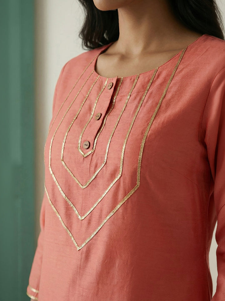Pink Kurta