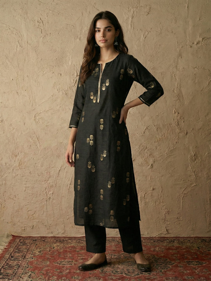 Black Kurta