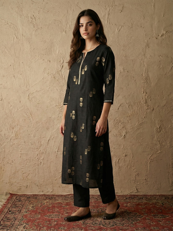 Black Kurta