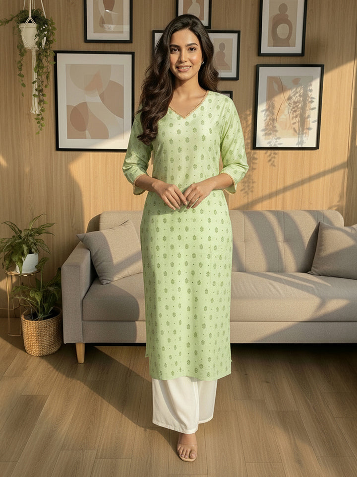 Green Kurta
