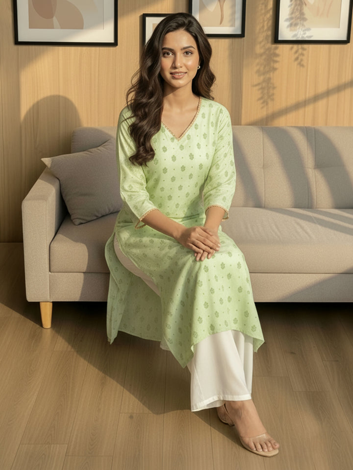 Green Kurta