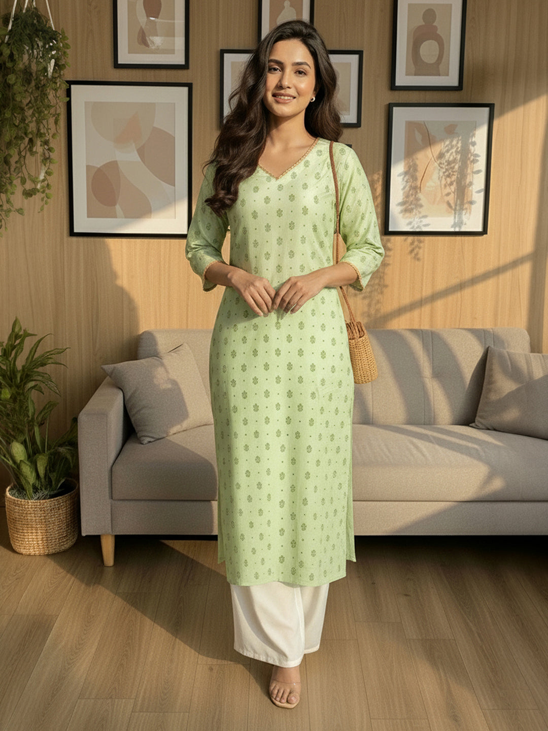 Green Kurta