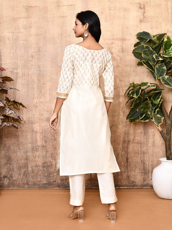 Jenni-Off-White-Maheshweri-Silk-Handloom-2-Piece-Kurta-Set