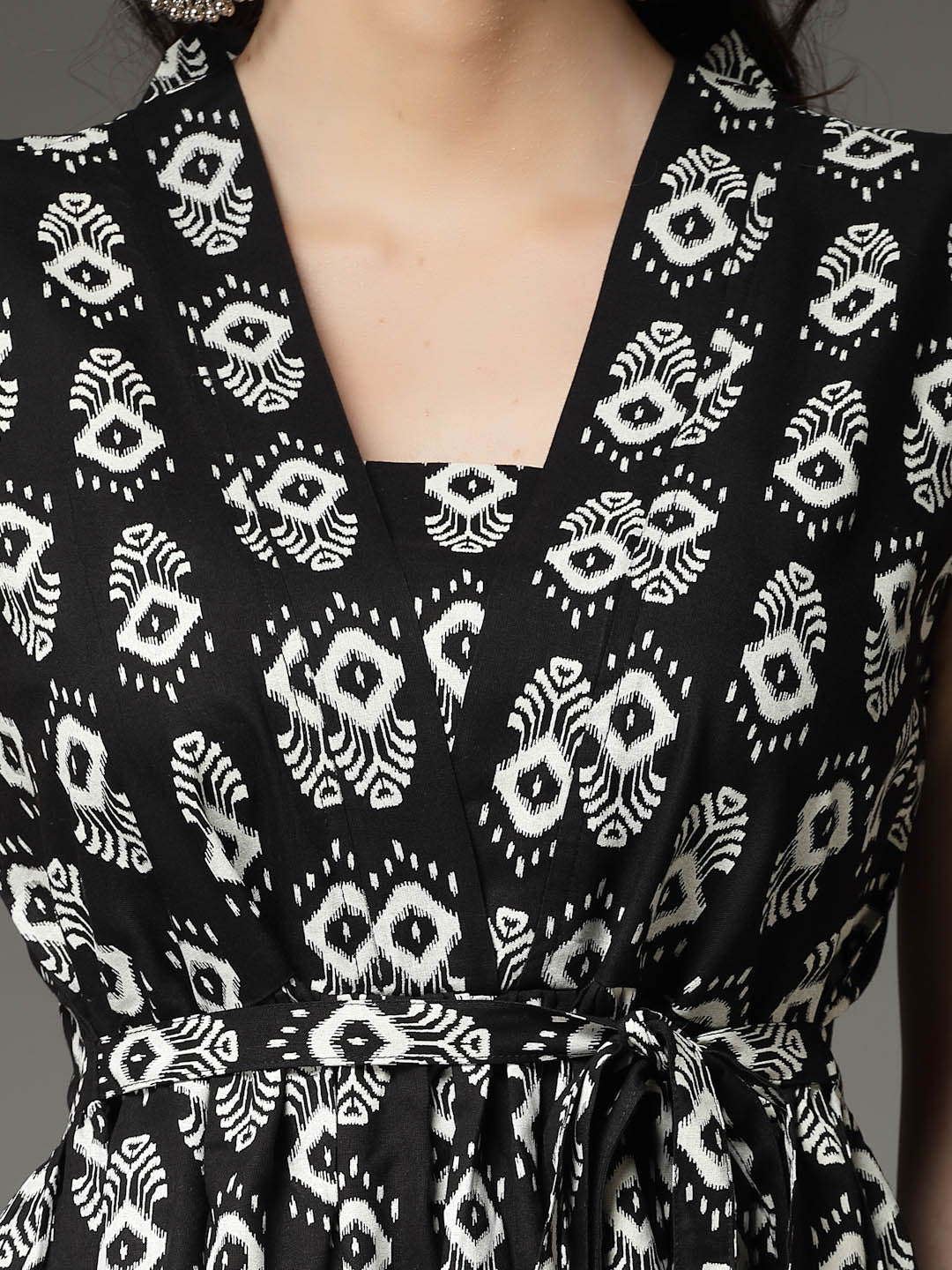 Black-Rayon-Floral-Printedco-Ord-Set