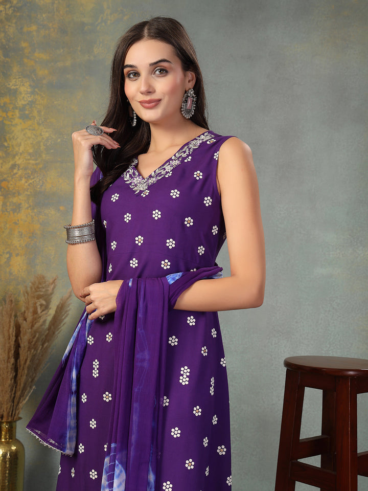 Violet-Rayon-Embroidered-A-Line-2-Piece-Kurta-Set