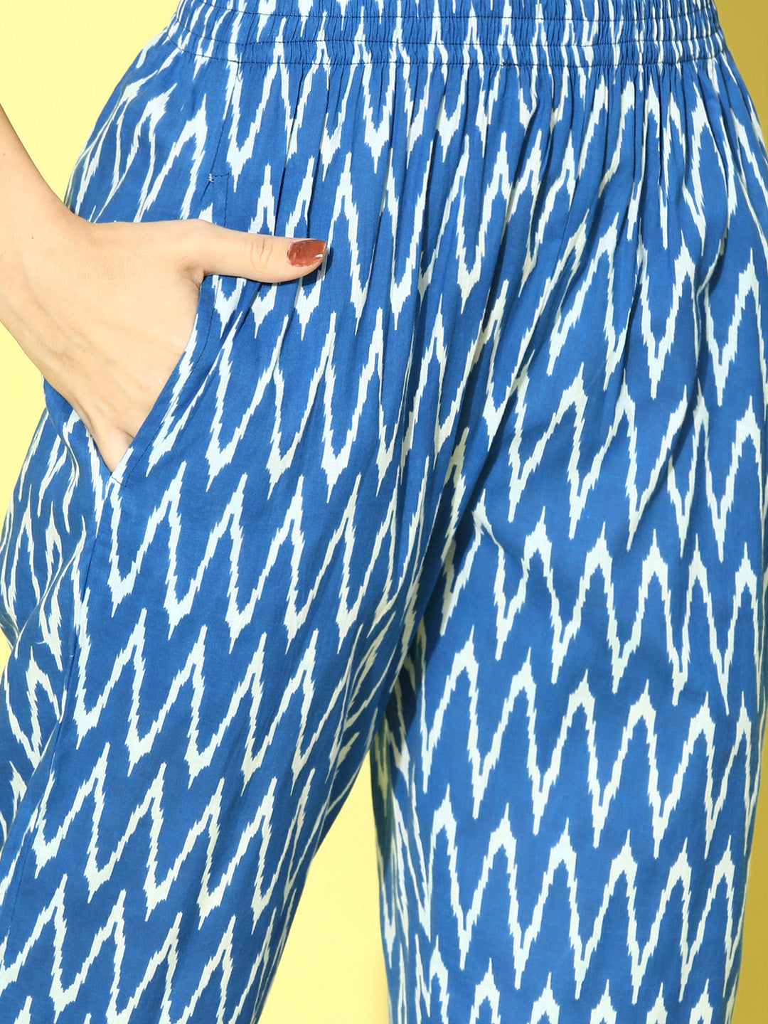 Blue-Cotton-Printed-Naira-Cut-3-Piece-Kurta-Set