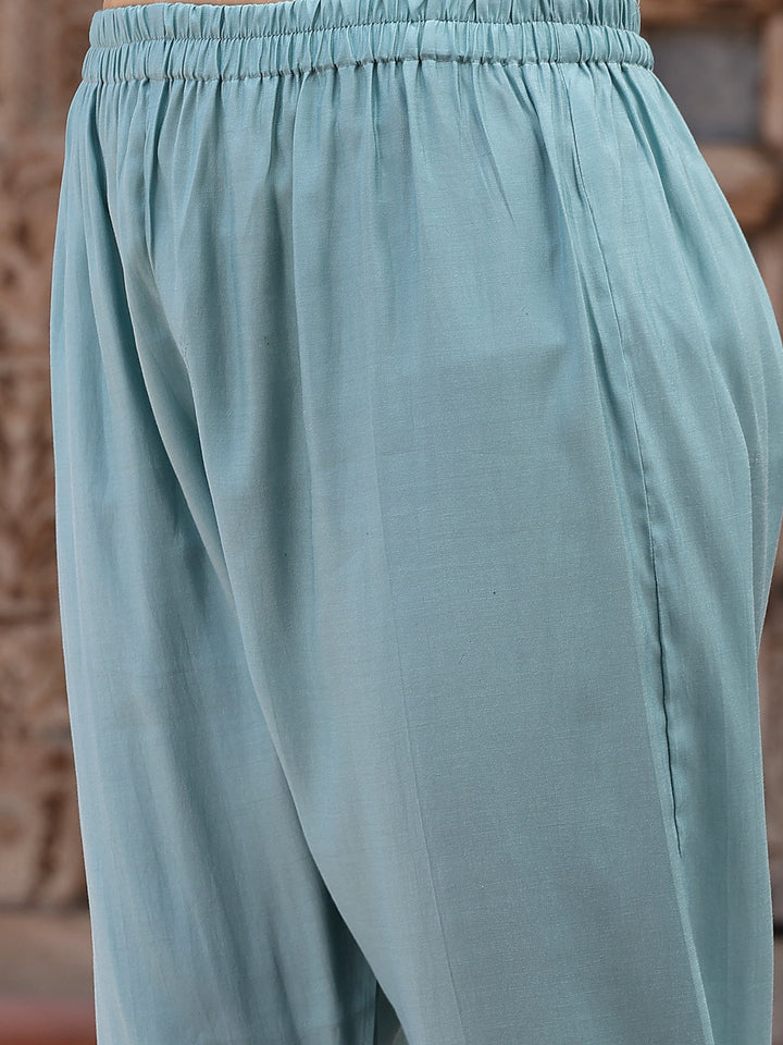 Blue-Silk-Embroidered-Straight-3-Piece-Kurta-Set