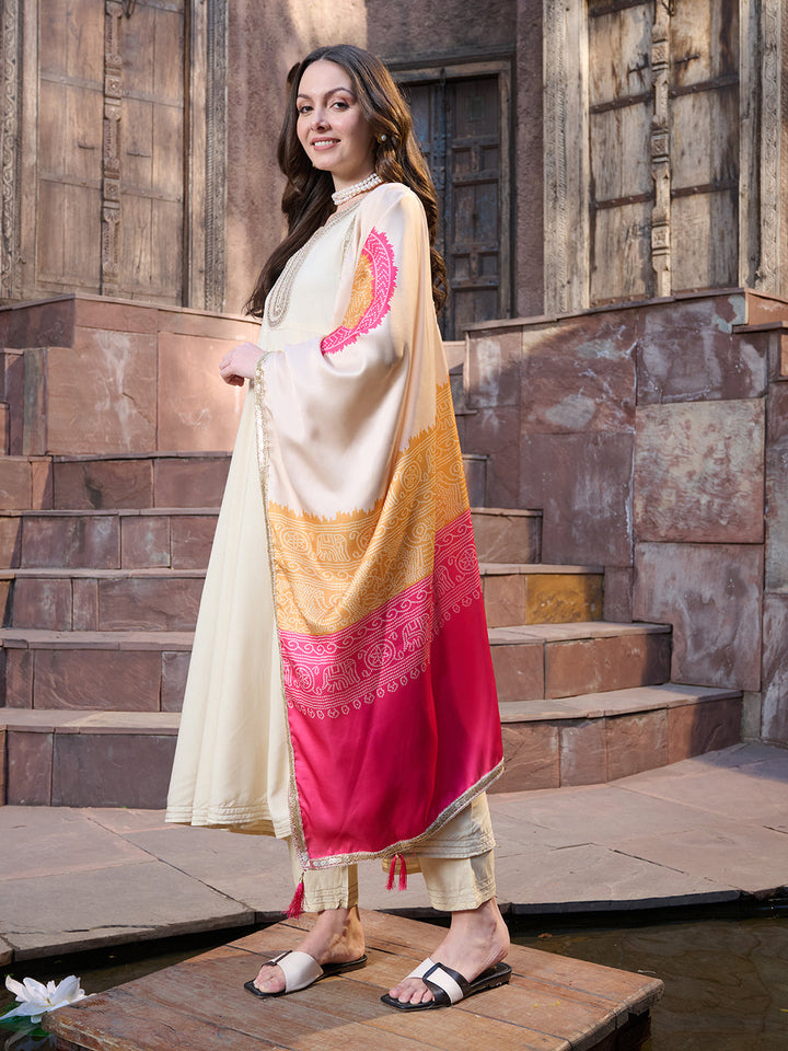 Cream-Rayon-Solid-&-Embroidered-3-Piece-Kurta-Set