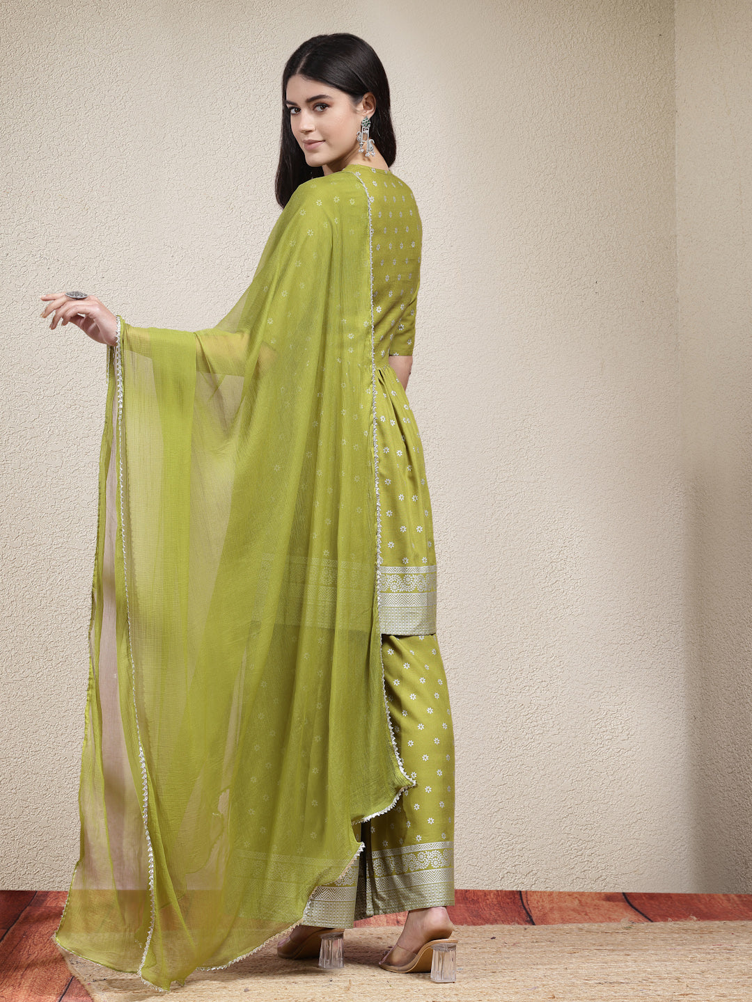 Green-Rayon-Motif-Printed-3-Piece-Kurta-Set