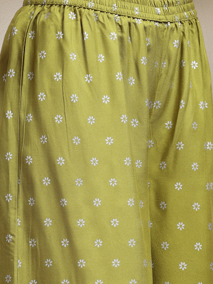 Green-Rayon-Motif-Printed-3-Piece-Kurta-Set