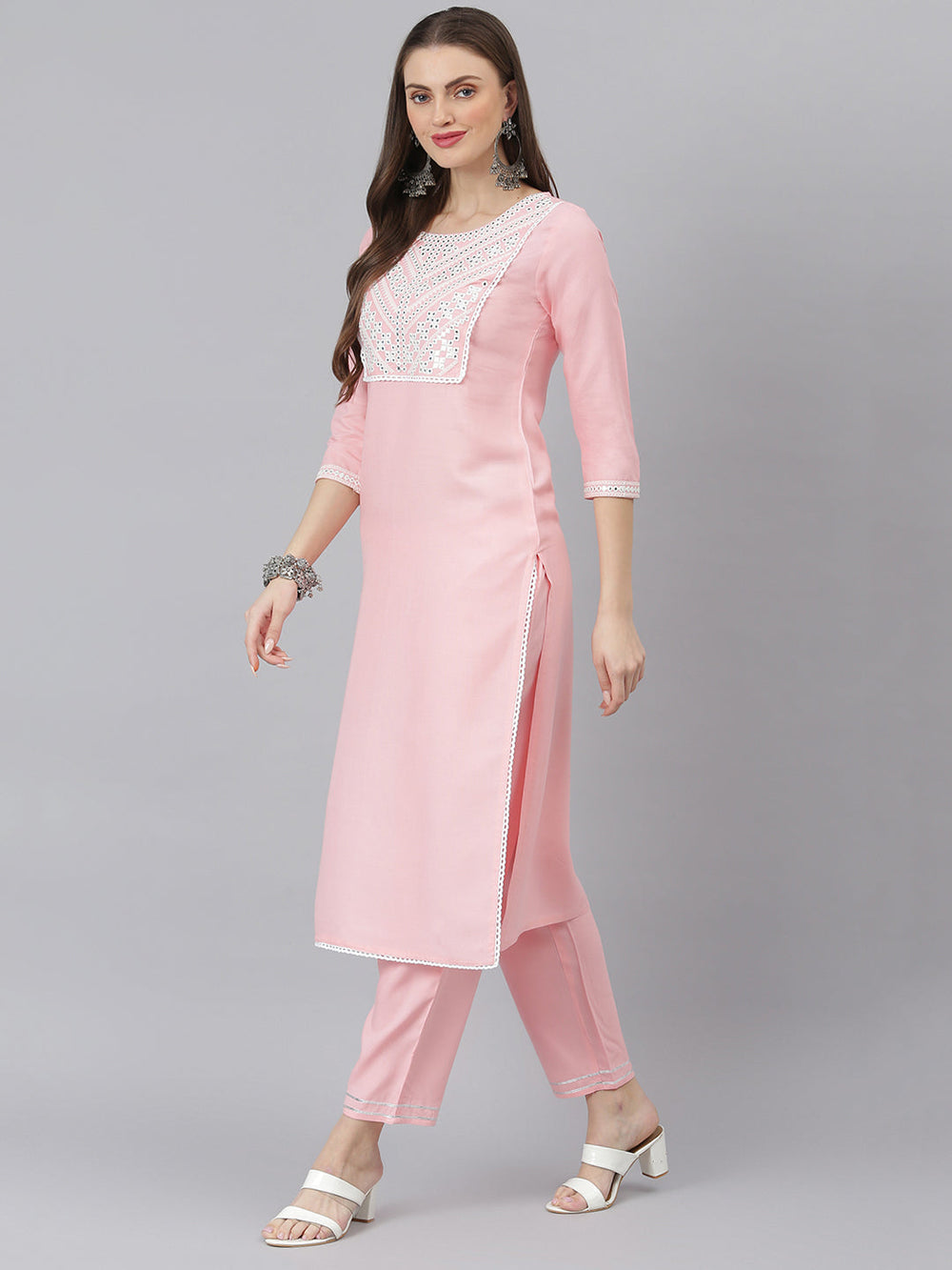 Light-Pink-Rayon-Embroidered-Straight-3-Piece-Kurta-Set