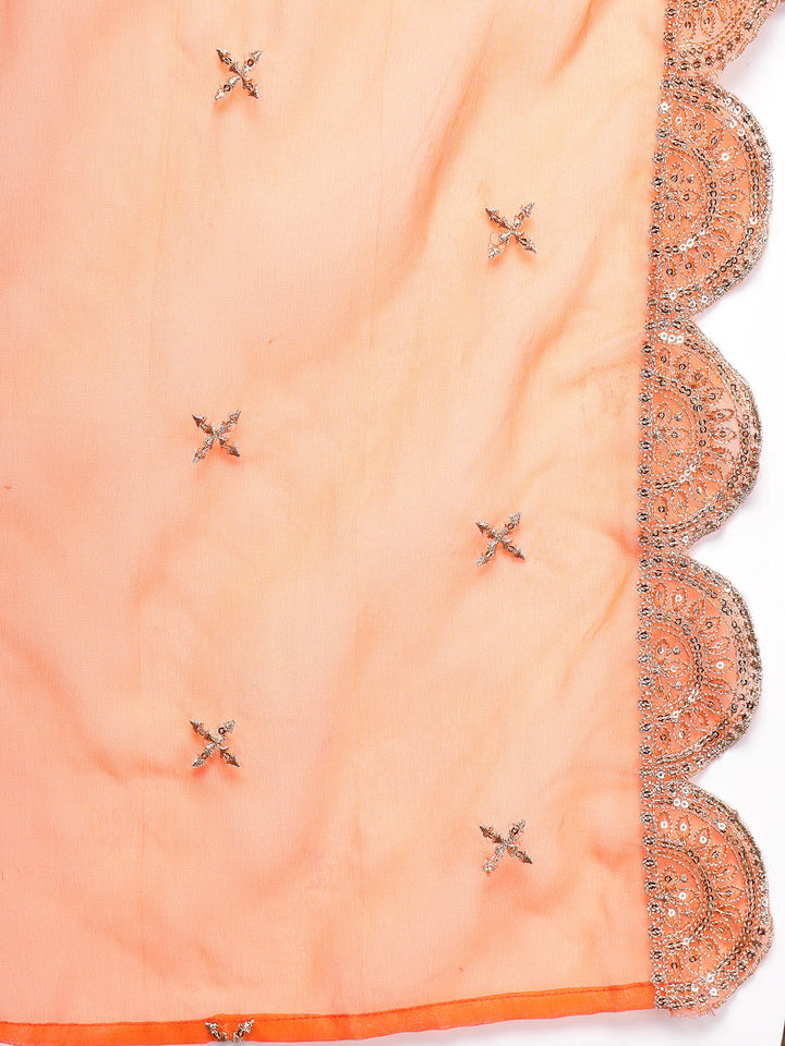 Orange-Rayon-Solid-Tiered-3-Piece-Kurta-Set