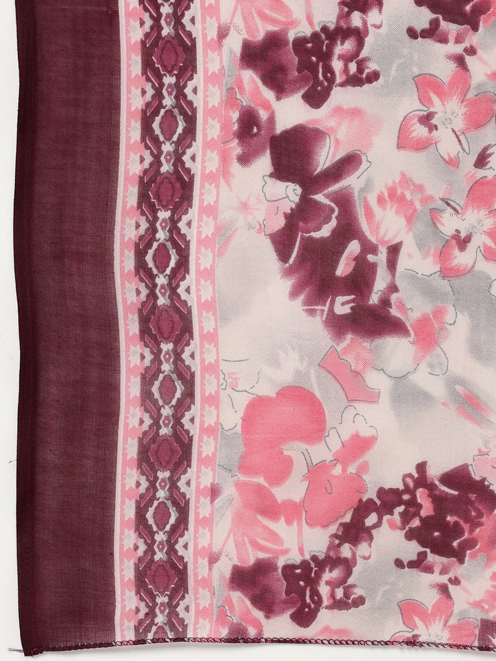 Pink-Cotton-Floral-Printed-Straight-3-Piece-Kurta-Set