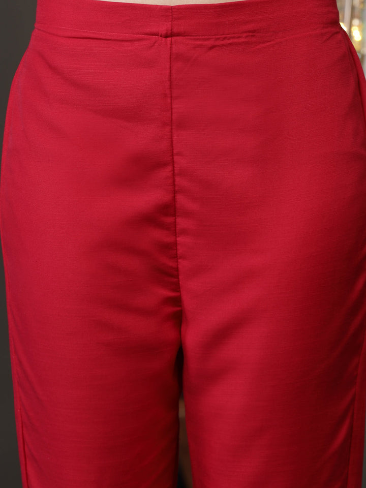 Pink-Lehariya-Silk-Embroidered-Straight-3-Piece-Kurta-Set