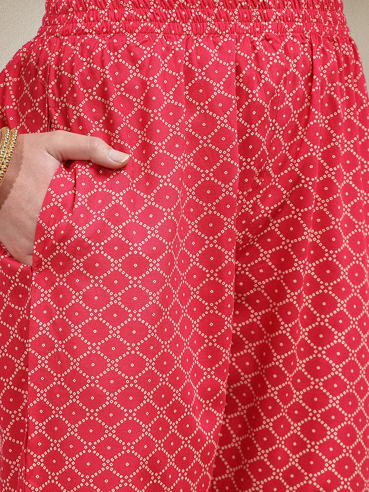 Printed-Rayon-&-Embroidered-Straight-3-Piece-Kurta-Set