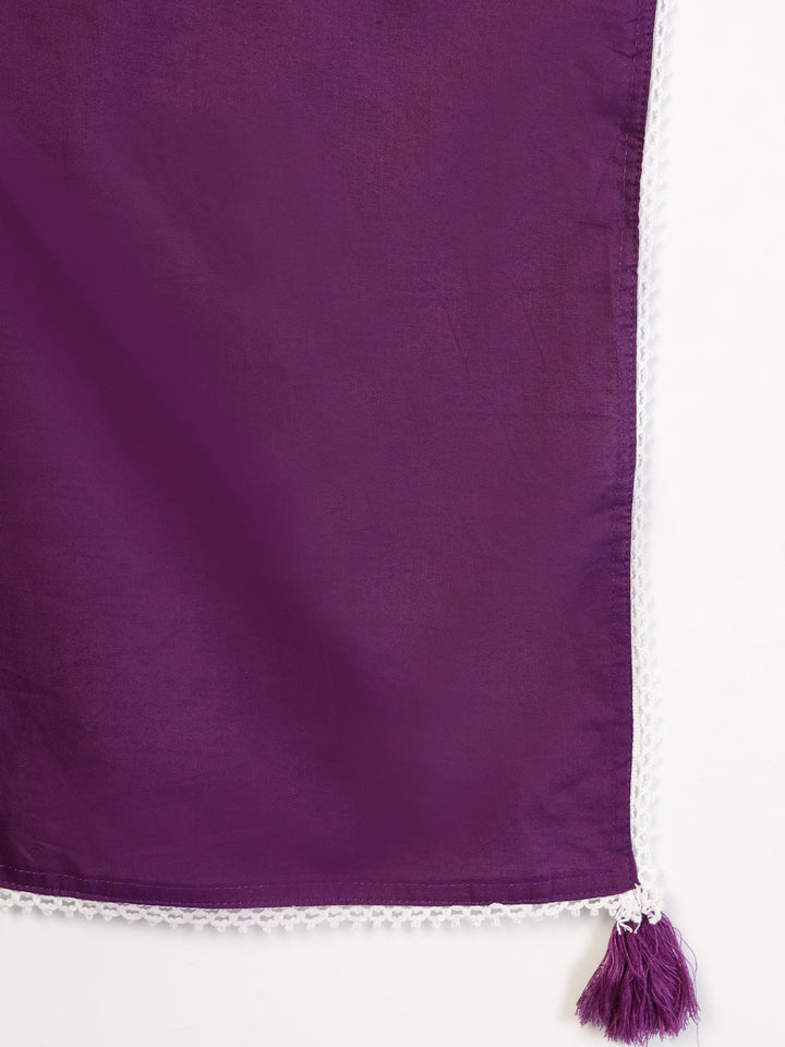 Purple-Cotton-Embroidered-A-Line-2-Piece-Kurta-Set