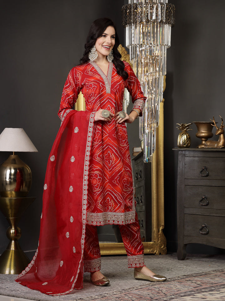 Red-Silk-Embroidered-Straight-3-Piece-Kurta-Set