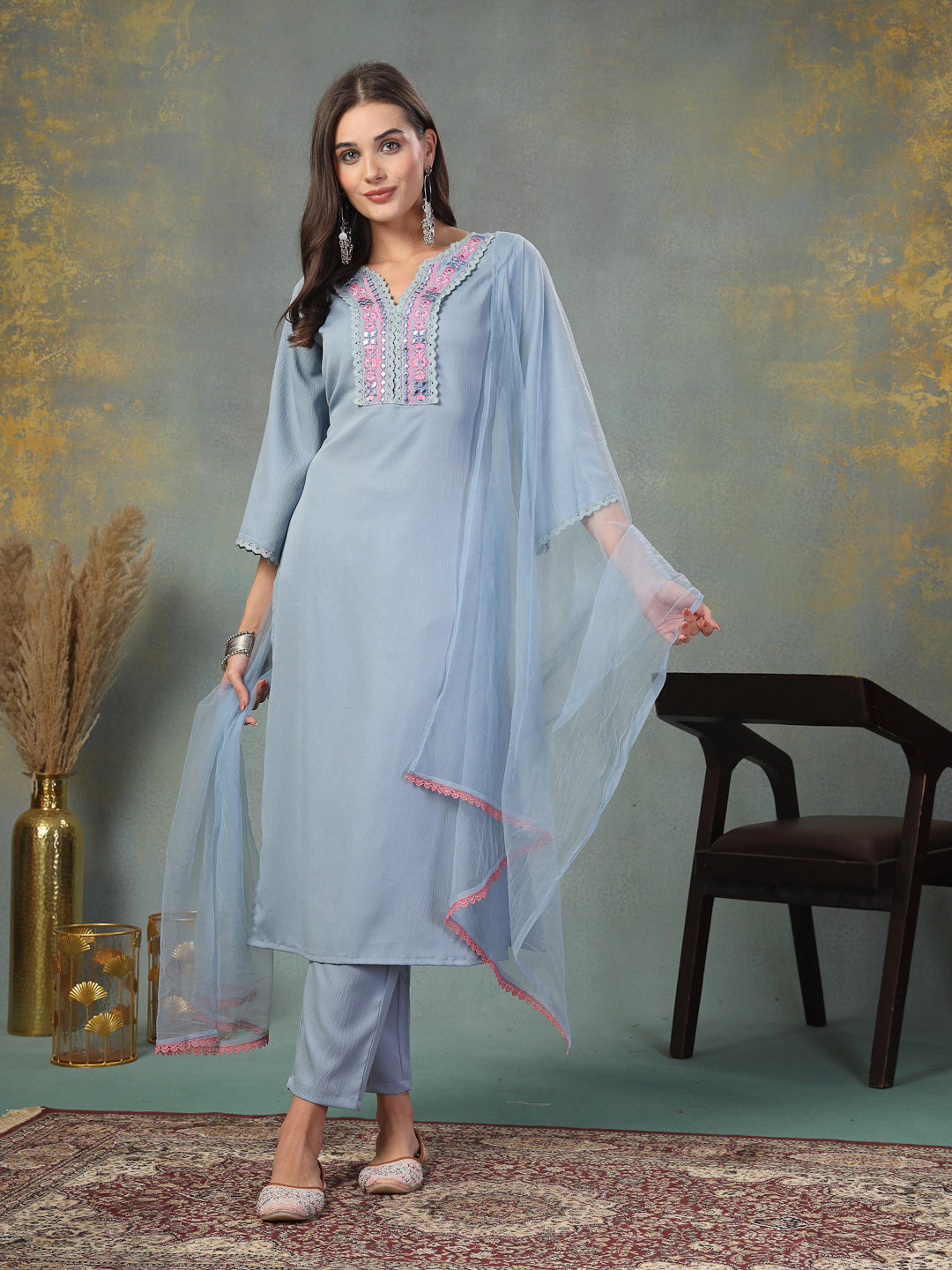 Sky-Blue-Crepe-Embroidered-Straight-3-Piece-Kurta-Set