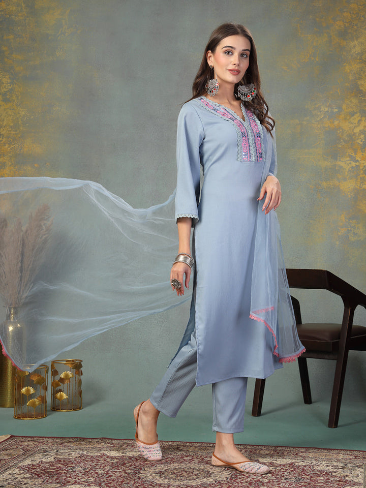 Sky-Blue-Crepe-Embroidered-Straight-3-Piece-Kurta-Set
