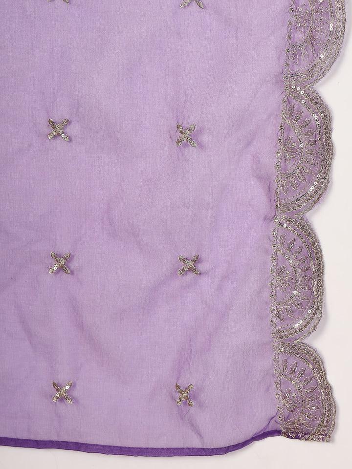 Violet-Rayon-Solid-Tiered-3-Piece-Kurta-Set
