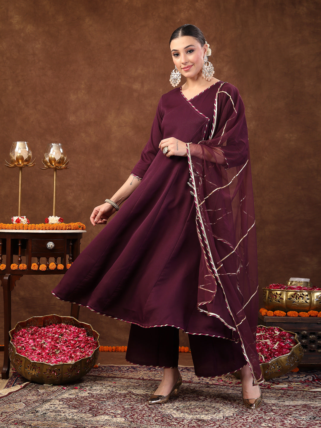 Wine-Crepe-Solid-Italian-Crush-3-Piece-Anarkali-Set