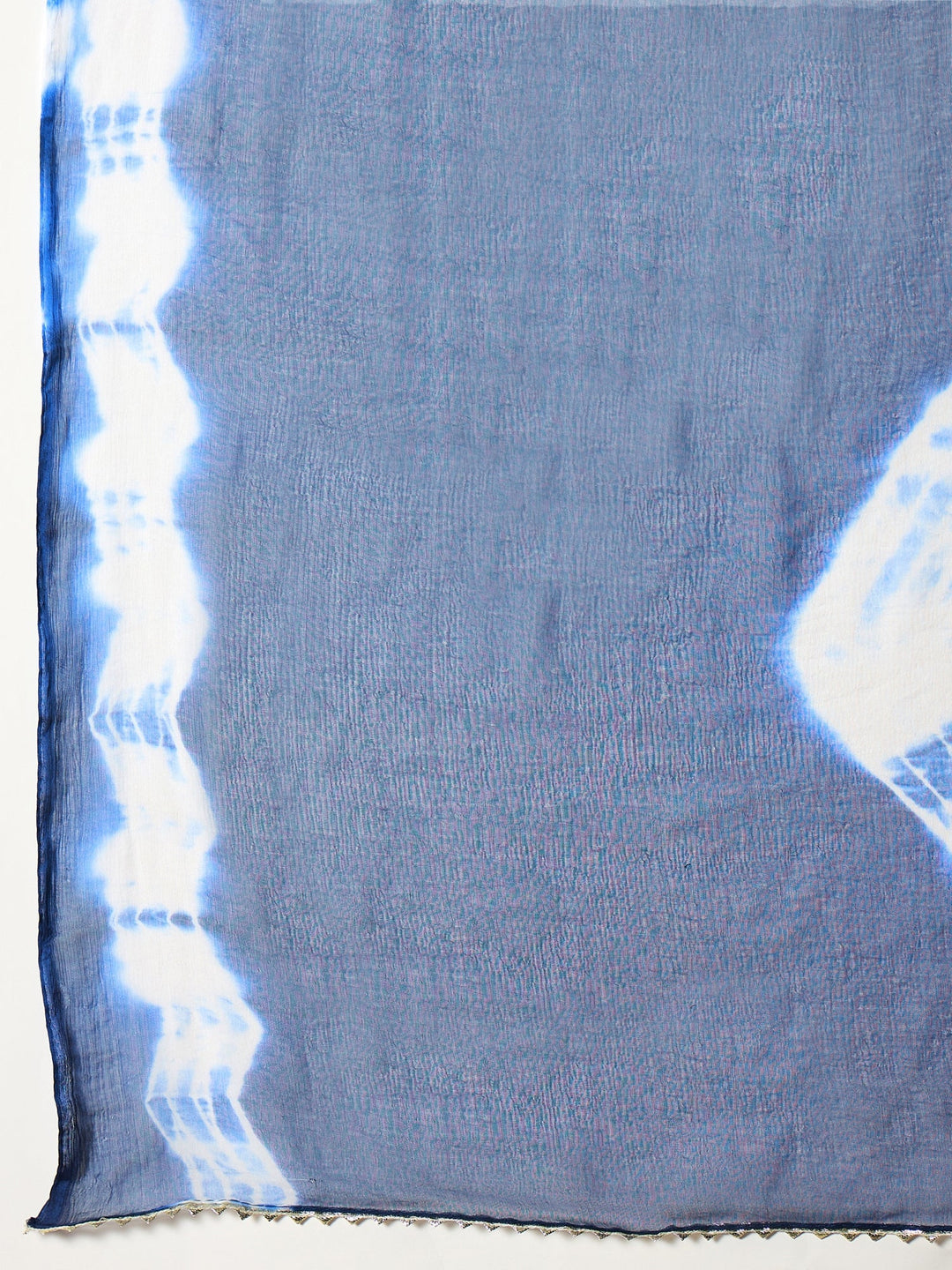 Blue Floral Printed Rayon Straight Kurti Farshi Salwar Dupatta Set