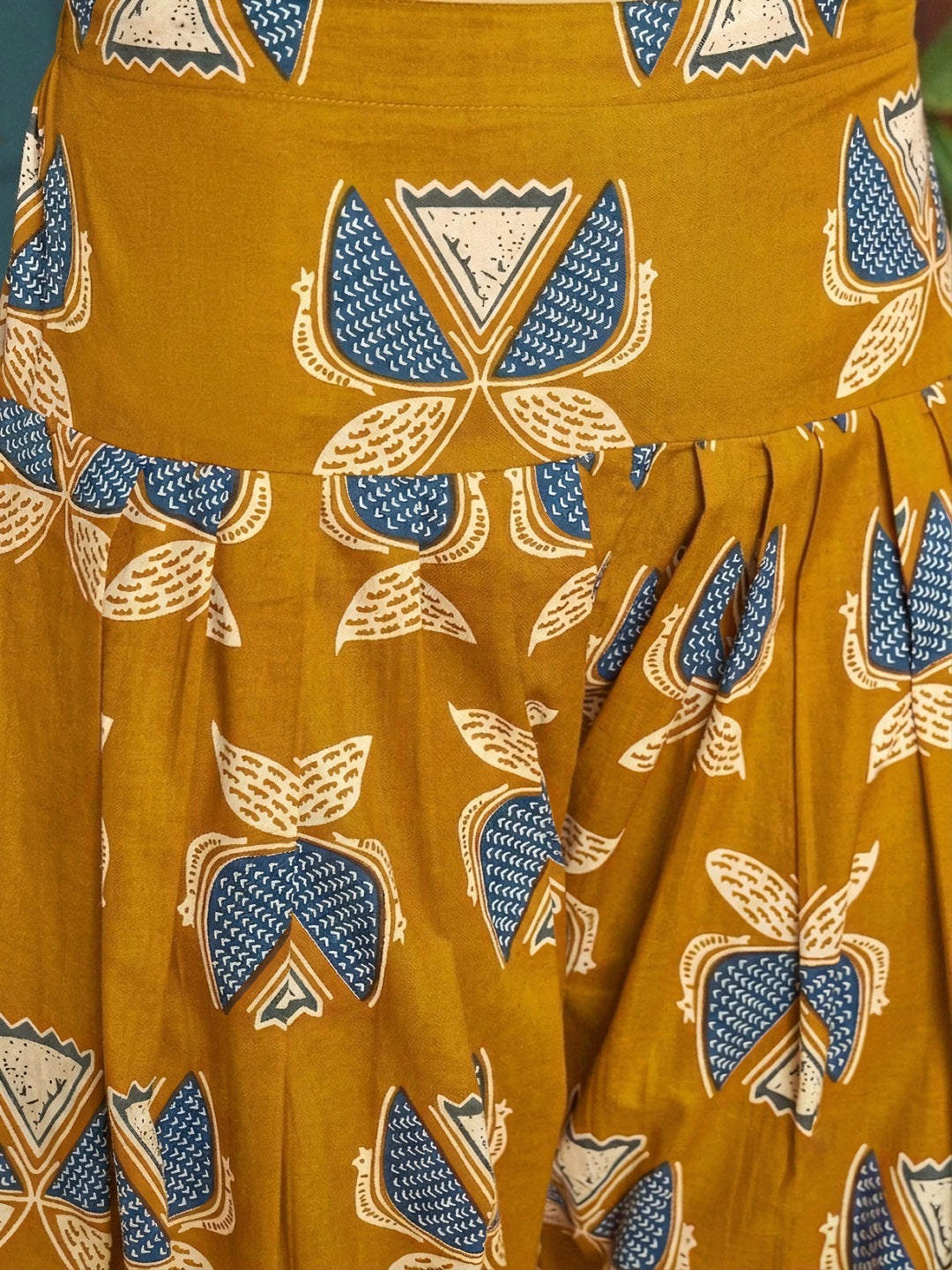 Corn Solid Cotton Straight Kurti Farshi Salwar Dupatta Set