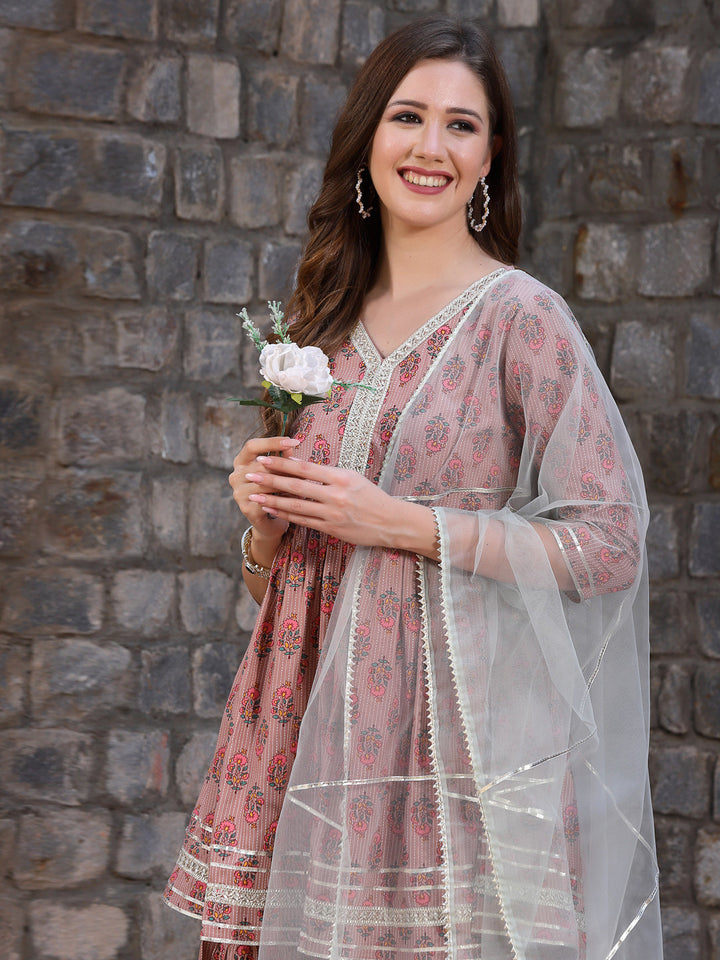Purple-Rayon-Bandhej-Printed-3-Piece-Kurta-Set