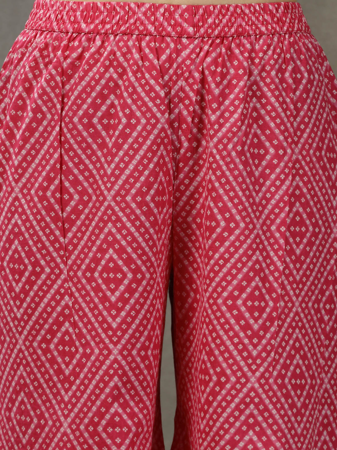 Pink-Cotton-Lehariya-Printed-&-Embroidered-3-Piece-Sharara-Set
